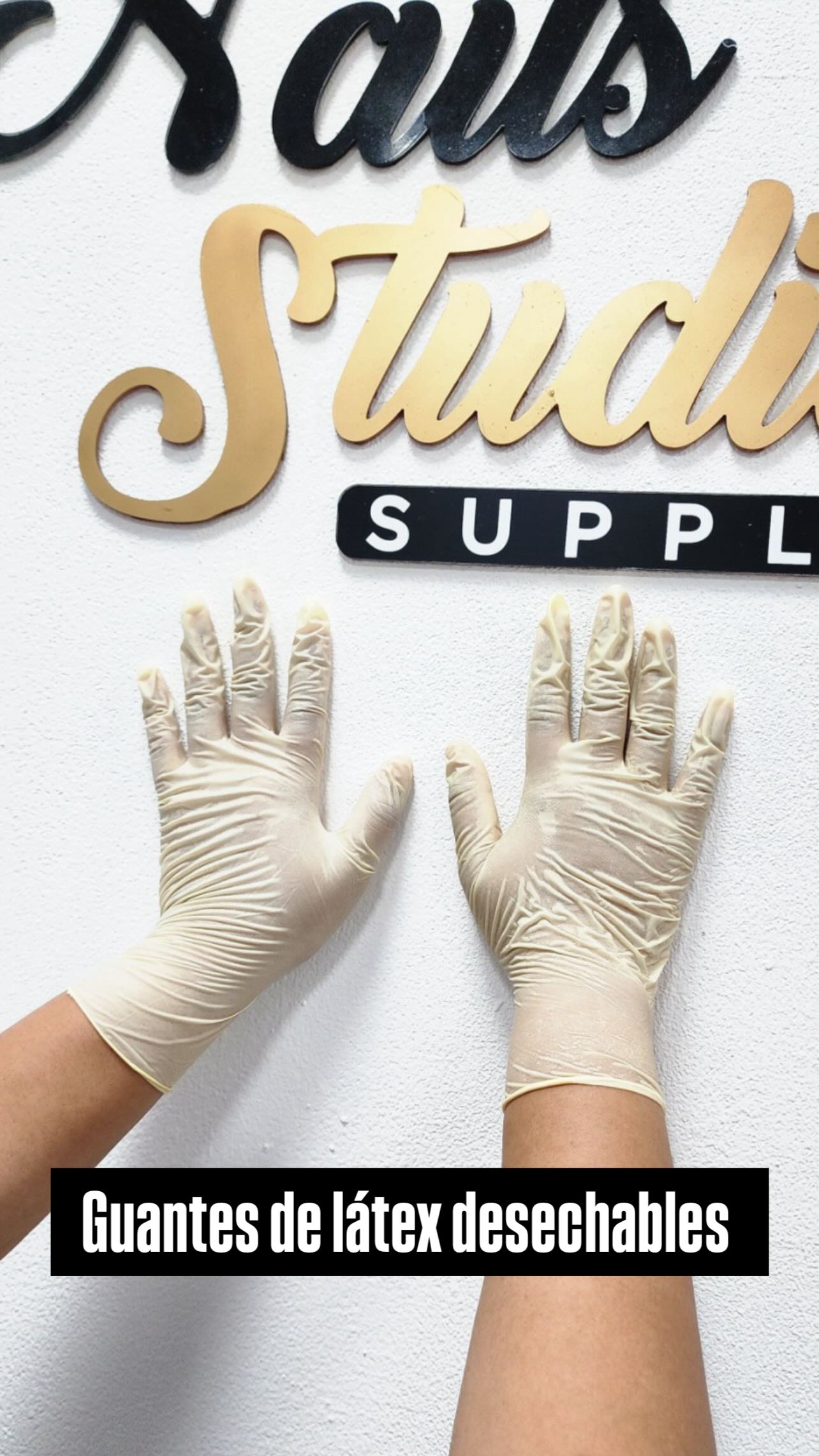 Guantes de látex desechables CnC Caja 100 Unidades